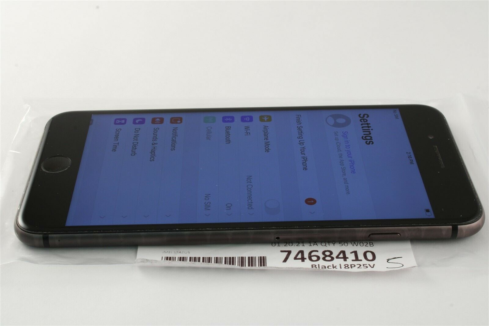 Apple iPhone 8 Plus 256GB Black - Unlocked AT&T T-Mobile Verizon 7468410