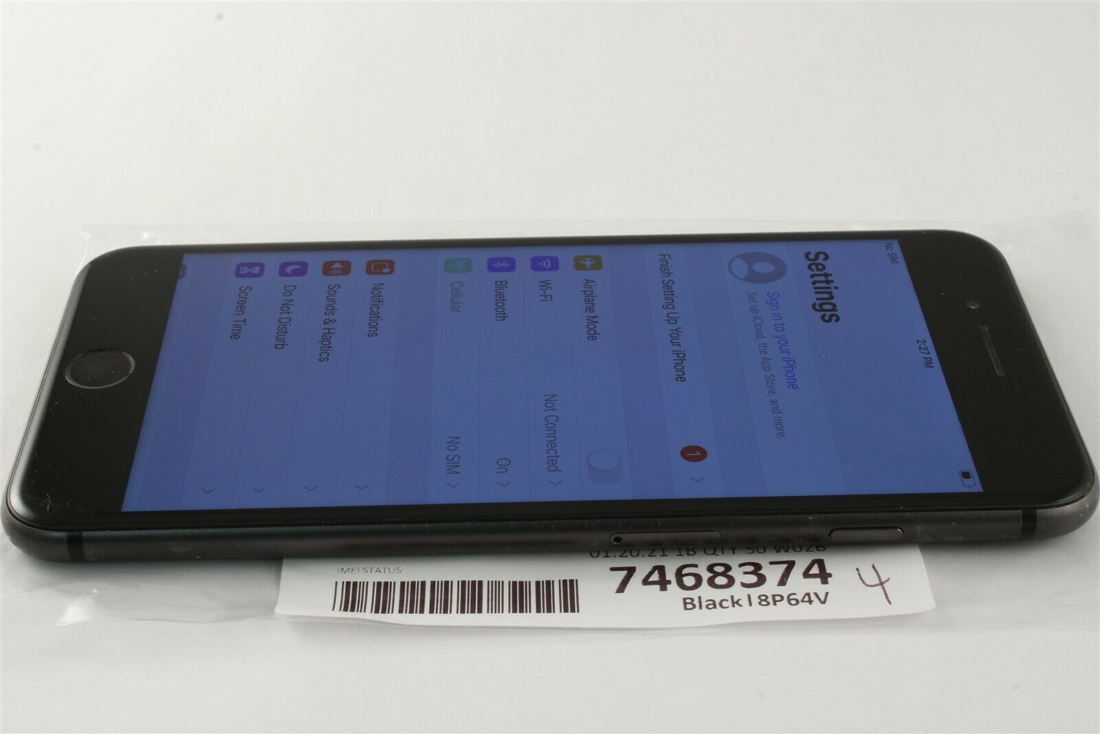 Apple iPhone 8 Plus 64GB Black - Unlocked AT&T T-Mobile Verizon 7468374