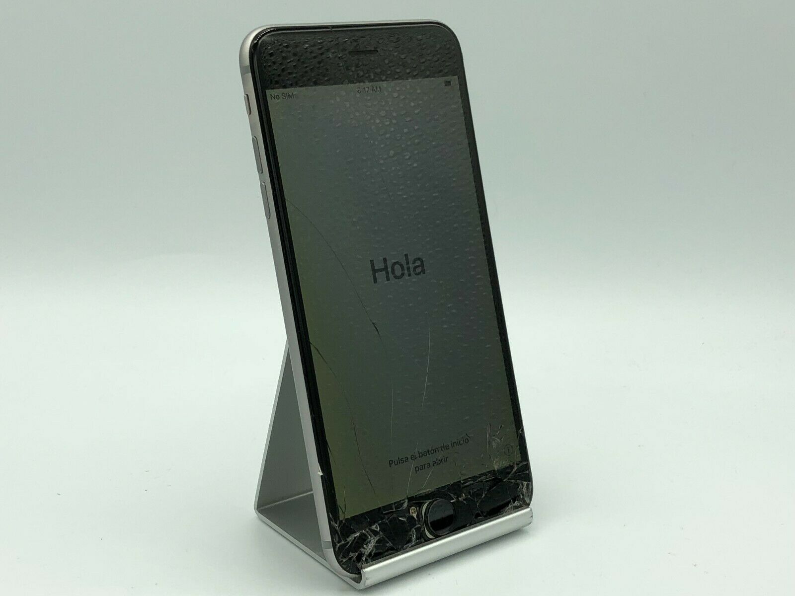 Apple iPhone 6 Plus 64GB Space Gray Verizon Unlocked Front Glass Cracked