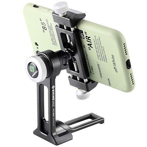 Metal Phone Tripod Mount, iPhone Tripod Adapter, Phone Holder Stand with Arca
