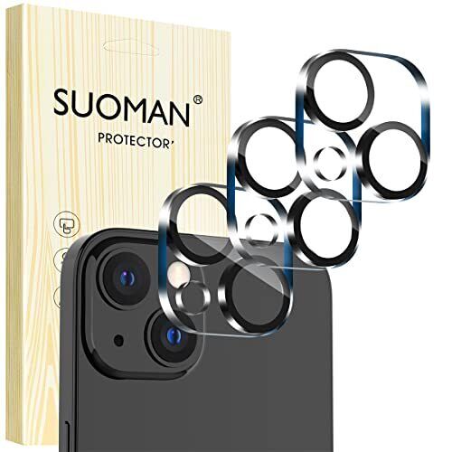 Suoman 3-Pack for iPhone 13/13 Mini Camera Lens Protector, 9H Hardness Tempered