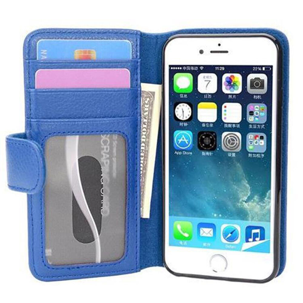 Case for Apple iPhone 7 / 7S / 8 / SE 2020 Cover Protection Wallet 3 Card Slots