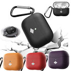 For AirPods Pro Charging Case Protective Skin Leather TPU Shockproof Slim Cover