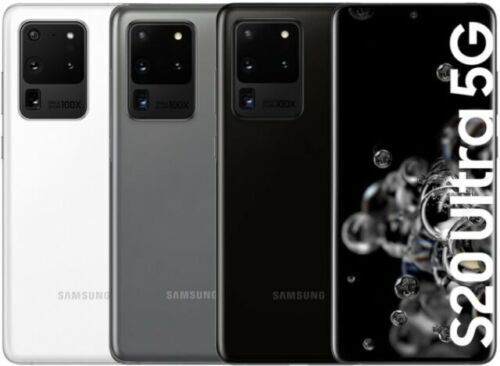 Unlocked Samsung Galaxy S20 Ultra 5G SM-G988U 128GB AT&T T-Mobile Smart Phone